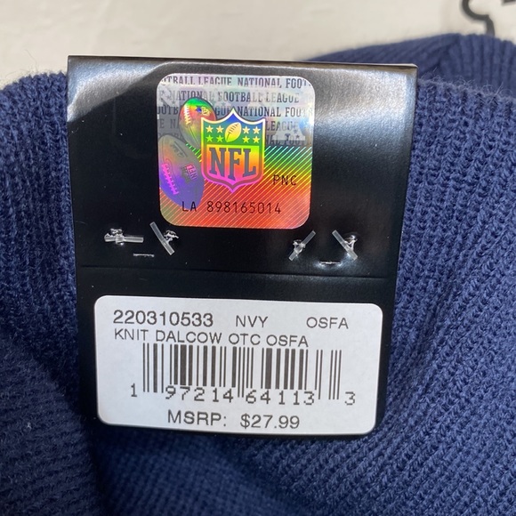 NFL Dallas Cowboys Blue Star Embroidered Knit Beanie Cap Hat BRAND NEW - Picture 4 of 6